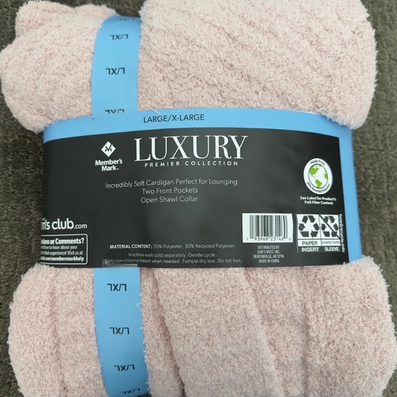 Member's Mark Women's Luxury Premier Collection Cozy Lounge Cardigan Sweater - Picture 2 of 4